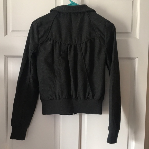 Charcoal Bomber Jacket - Picture 2 of 6